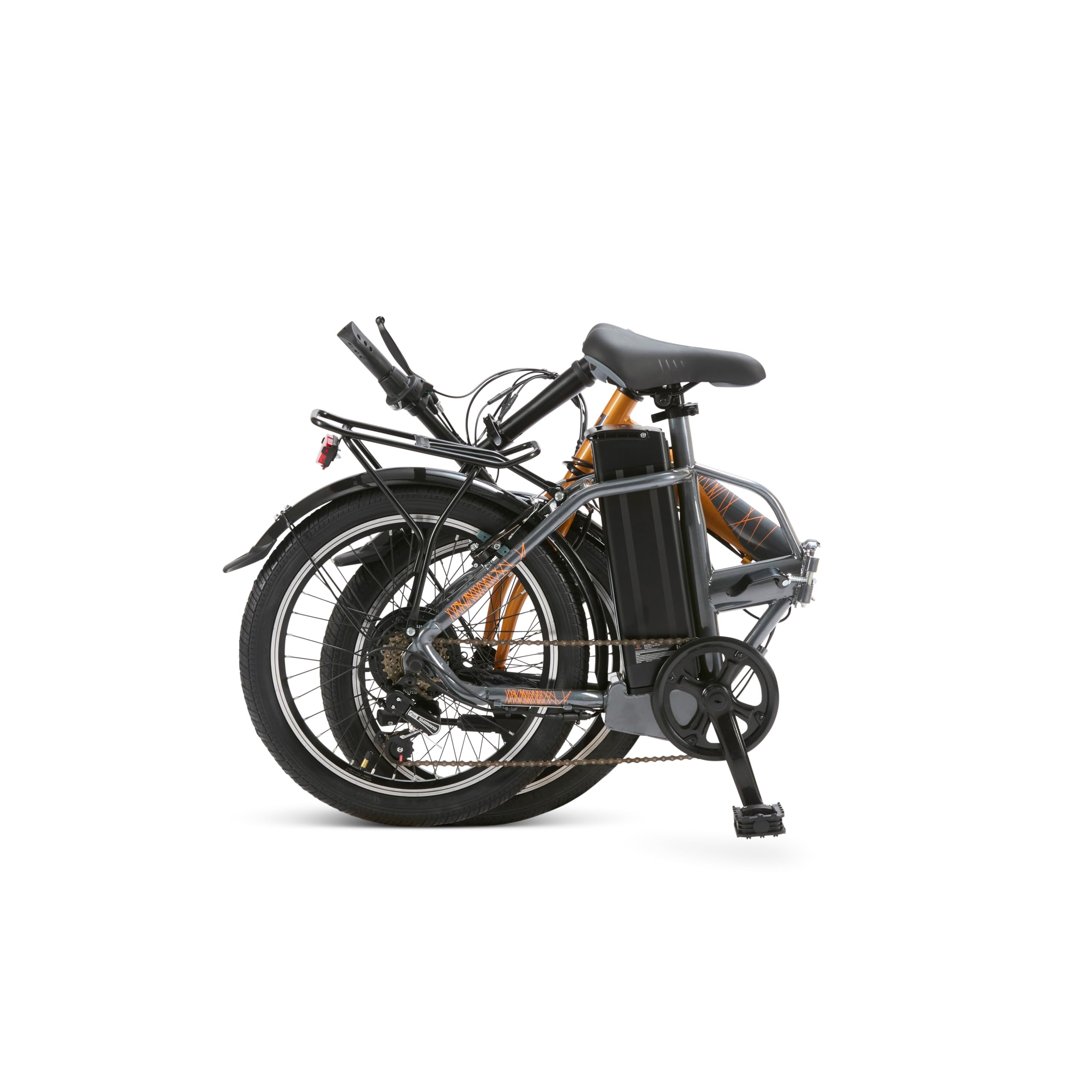 Nilox, Ebike, Bici Elettrica Pieghevole, Fino a 40 km di Autonomia, Fino a 25 Km/h, Motore da 36 V/250 W e Batteria 36 V, Gomme 20"