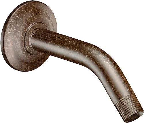 Miniatura 7 de Moen S122 Premium - Brazo de ducha estándar de 8 pulgadas con brida a juego incluida, cromado