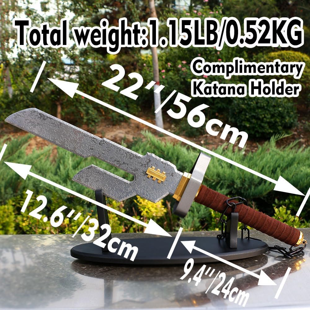 Handcrafted Real Steel Sword - Authentic Anime Cosplay Weapon Fans - Image 6
