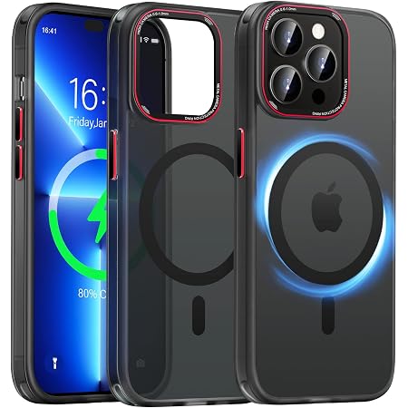 Cover IPhone Magnetica Custodia Magnetica Per IPhone 11-16 Pro Max – Finitura Opaca, Protezione Antiurto E Antigraffio Protezione Fotocamera IPhone