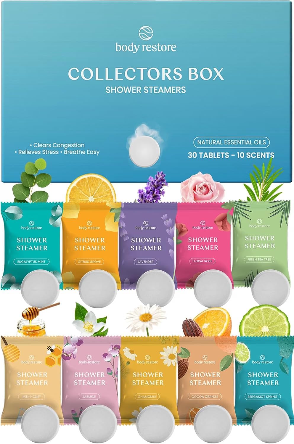 Honest review of BodyRestore Shower Steamers Aromatherapy, Gifts for Women, Variety 30 Pack