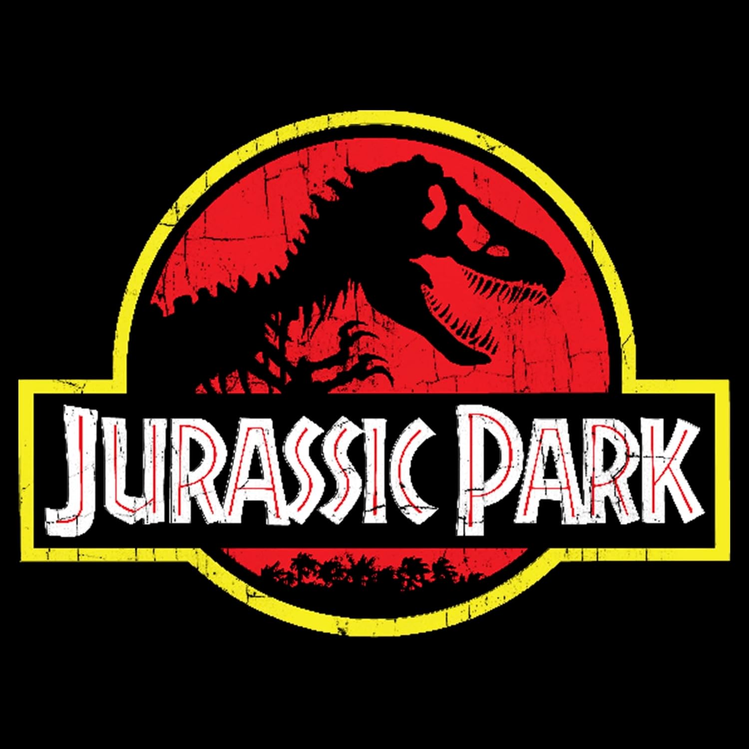 Jurassic Park Mens Jurassic Park Men's Classic Movie Logo T-Shirt - Image 4