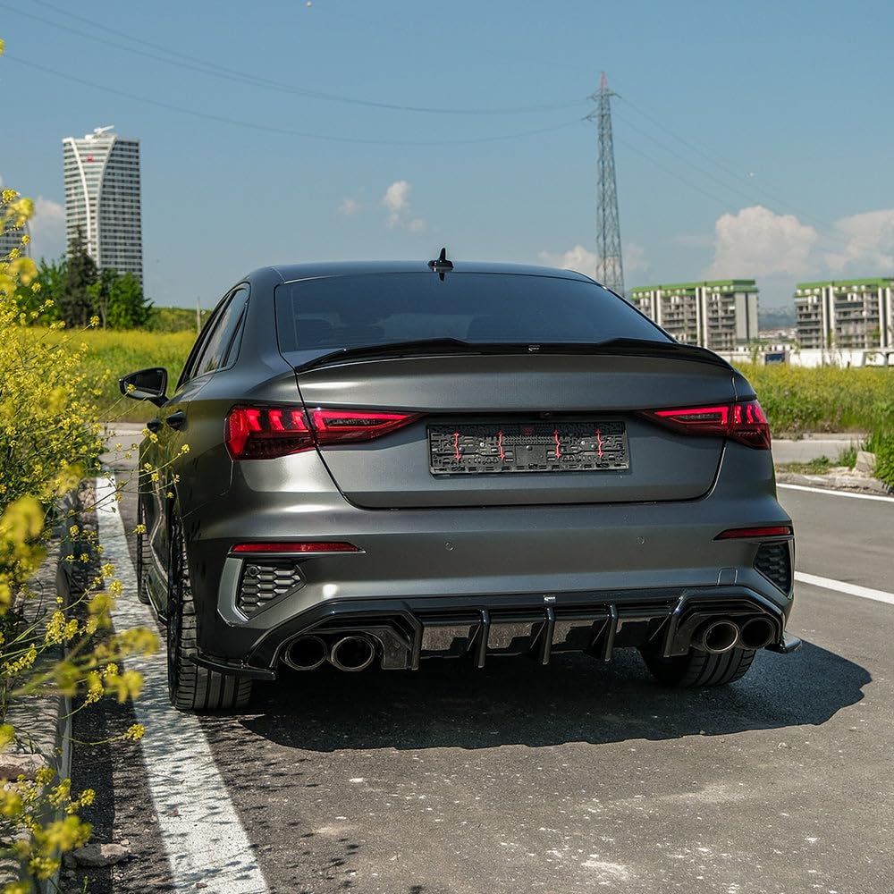 Dachspoiler kompatibel mit Audi A3 S-Line/S3/RS3 8Y/8Y FL Limo 2020+