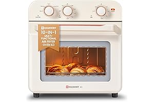 HAUSWIRT Cute Air Fryer Toaster Oven Combo
