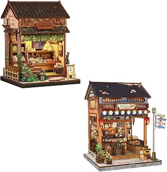 CUTEBEE Book Nook Kit - DIY Miniature House Dollhouse Kit for Adults, Booknook Tiny House Bookshelf Decor 3D Wooden Puzzle, Gifts for Family and Friends