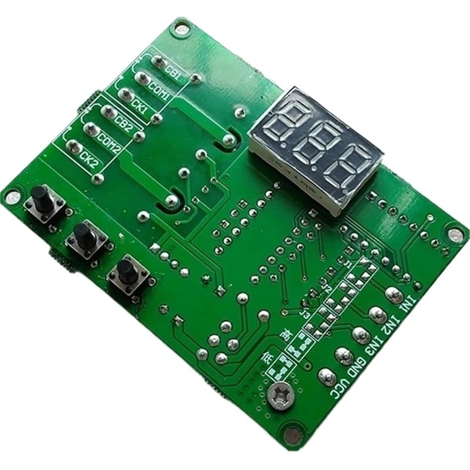2-Way Delay Time Relay Module, Timing on and Off the Board, the Digital Tube Button is on the Reverse Side(DC 5V,Function A3)