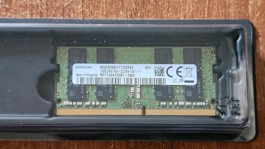 Samsung 16GB DDR4 3200MHz SODIMM PC4-25600 CL22 2Rx8 1.2V 260-Pin