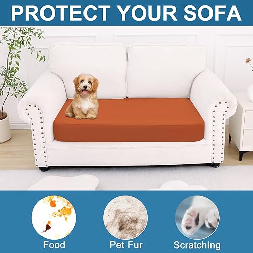 Miniatura 417 de Smiry Fundas de cojín de sofá con estampado, fundas de sofá elásticas y suaves para sofá, funda de sofá antideslizante lavable protector de muebles