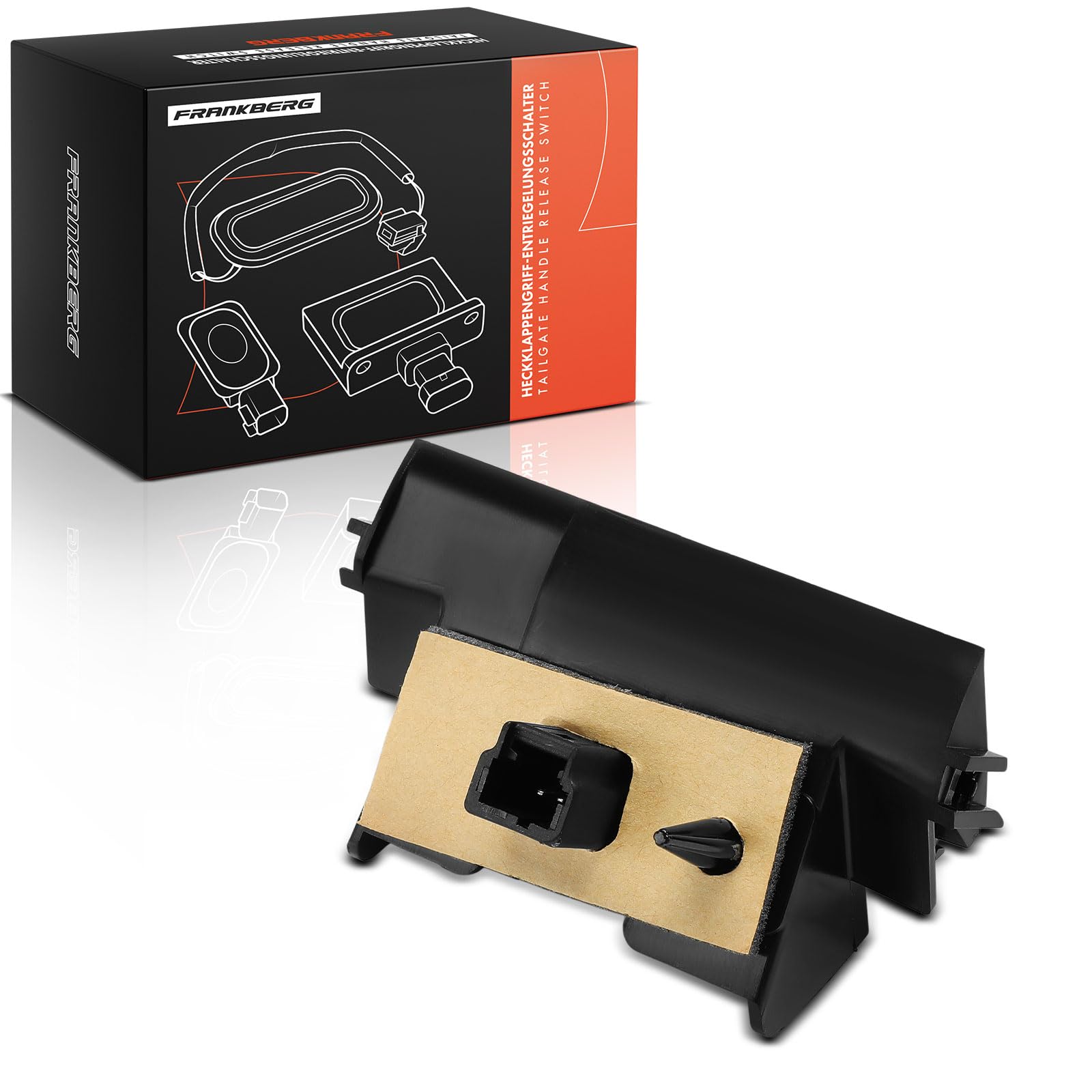 Frankberg Interrupteur de poignée de hayon, hayon, 2 broches 8726V7 | Compatible avec: C4 Grand Picasso I UA
