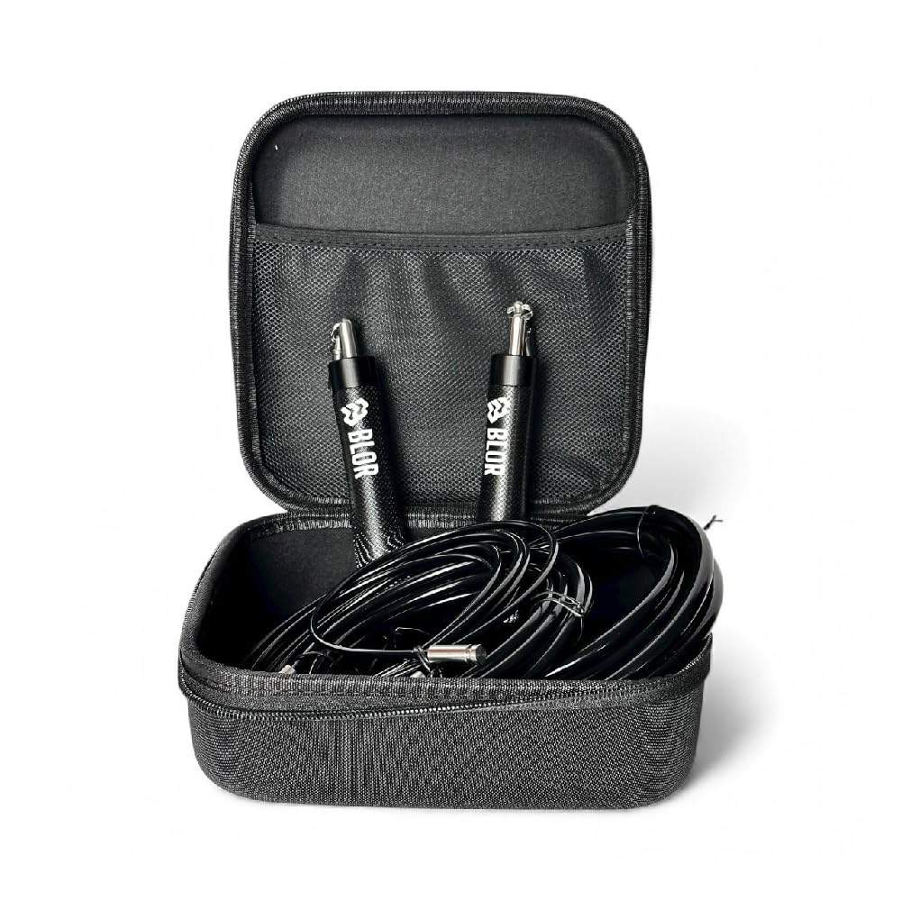 Blor Heavy Speed Jump Rope In Poliuretano PVC Maniglie Ergonomiche Antiscivolo Ideali Per Perdita Peso Boxe Crosstraining Doppio Cuscinetto Kit Regolazione