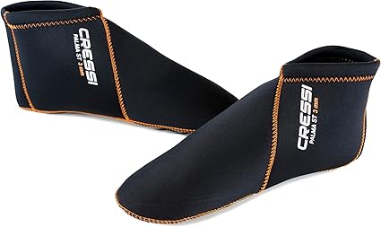 Swim Fins Cressi Palma ST 3mm Neoprene Dive Socks – Non-Slip Grip