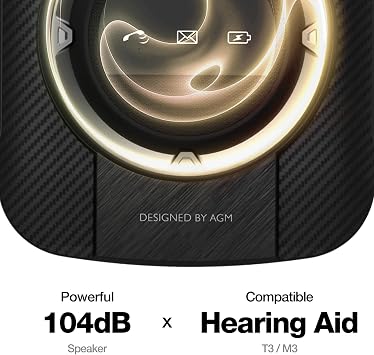 AGM M8 FLIP 4G Senior Mobile Phone with Large Buttons with Mobile Phone Devices Waterproof / Leakproof Fast Composition Large Keyboard SOS 104dB 1500mAh 4G Dual SIM