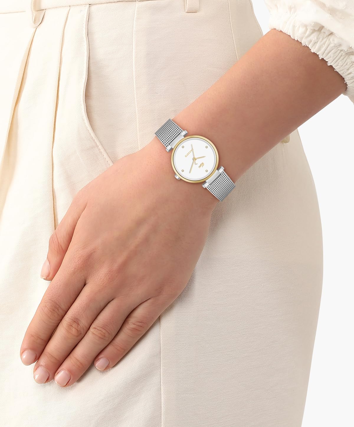 Lacoste Orba Women's Quartz Watch | T-Bar Design with a Minimalist Look | Water Resistant - 3 ATM/30 Meters - Image 4