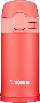 Zojirushi Stainless Mug, 1 Count Pack of 1, Coral Pink, 200 milliliters