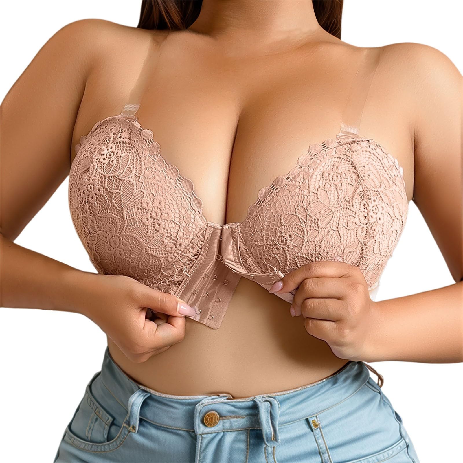 Soutien-gorge à armatures blanc 44D maintien optimal - 8