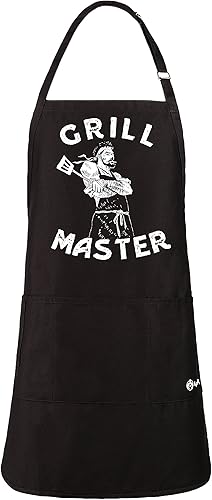 Miniatura 7 de ApronMen, Delantal de barbacoa ajustable para hombre, talla única