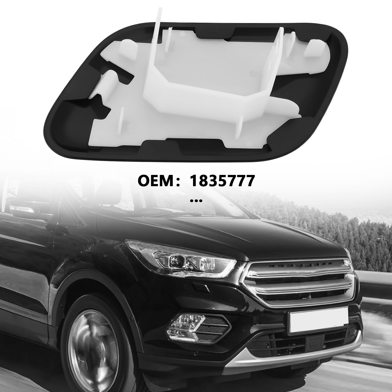 Copertura decorativa per lavafaro anteriore destro 1835777 compatibile con Ford Kuga Mk2