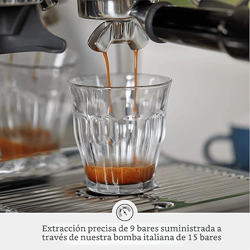 Miniatura 5 de Breville Barista Express BES870XL - Máquina de café expreso, acero inoxidable cepillado Acero inoxidable cepillado,Sésamo negro,Trufa Negra