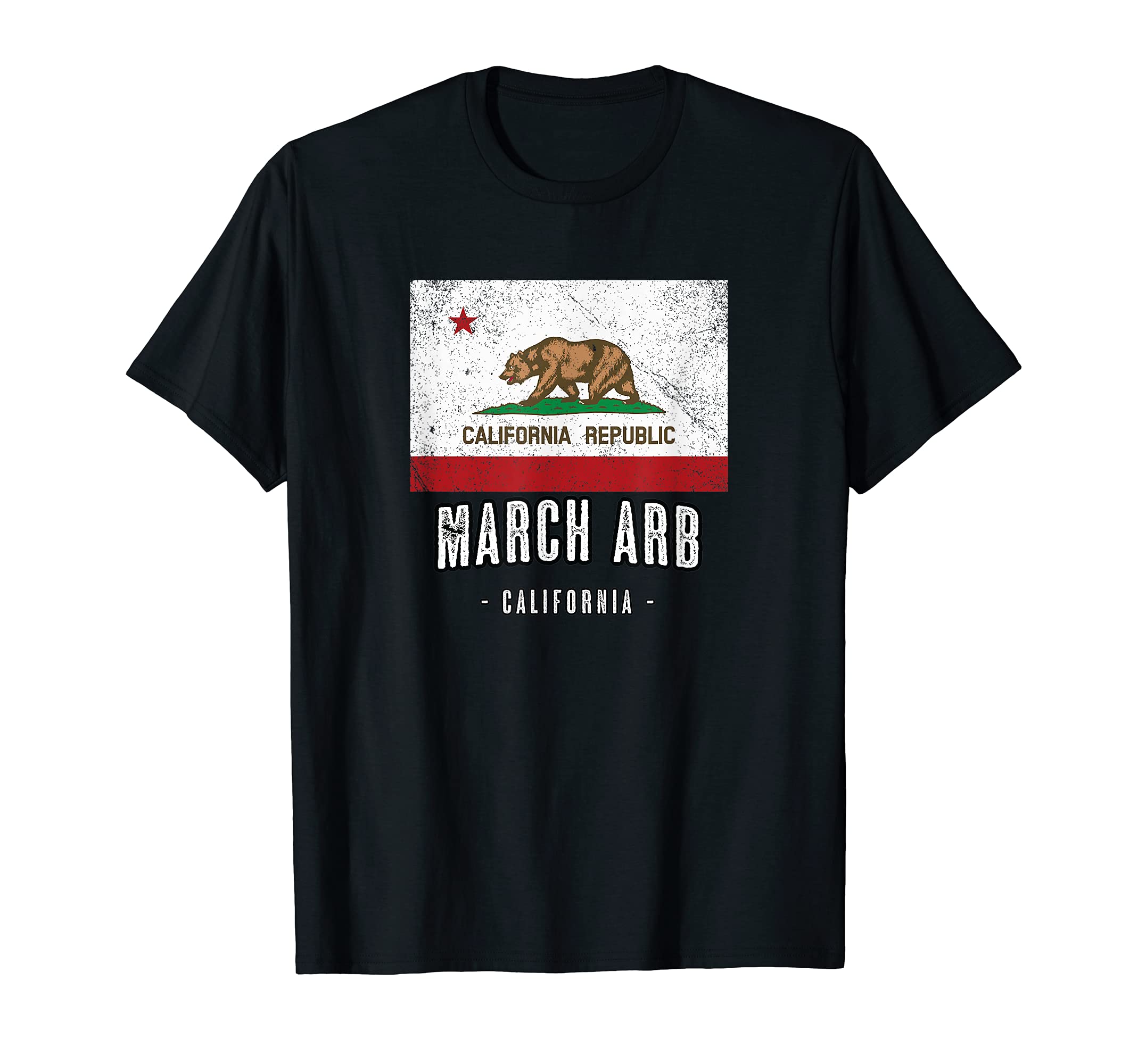 March Arb California City CA USA California Flag T-Shirt