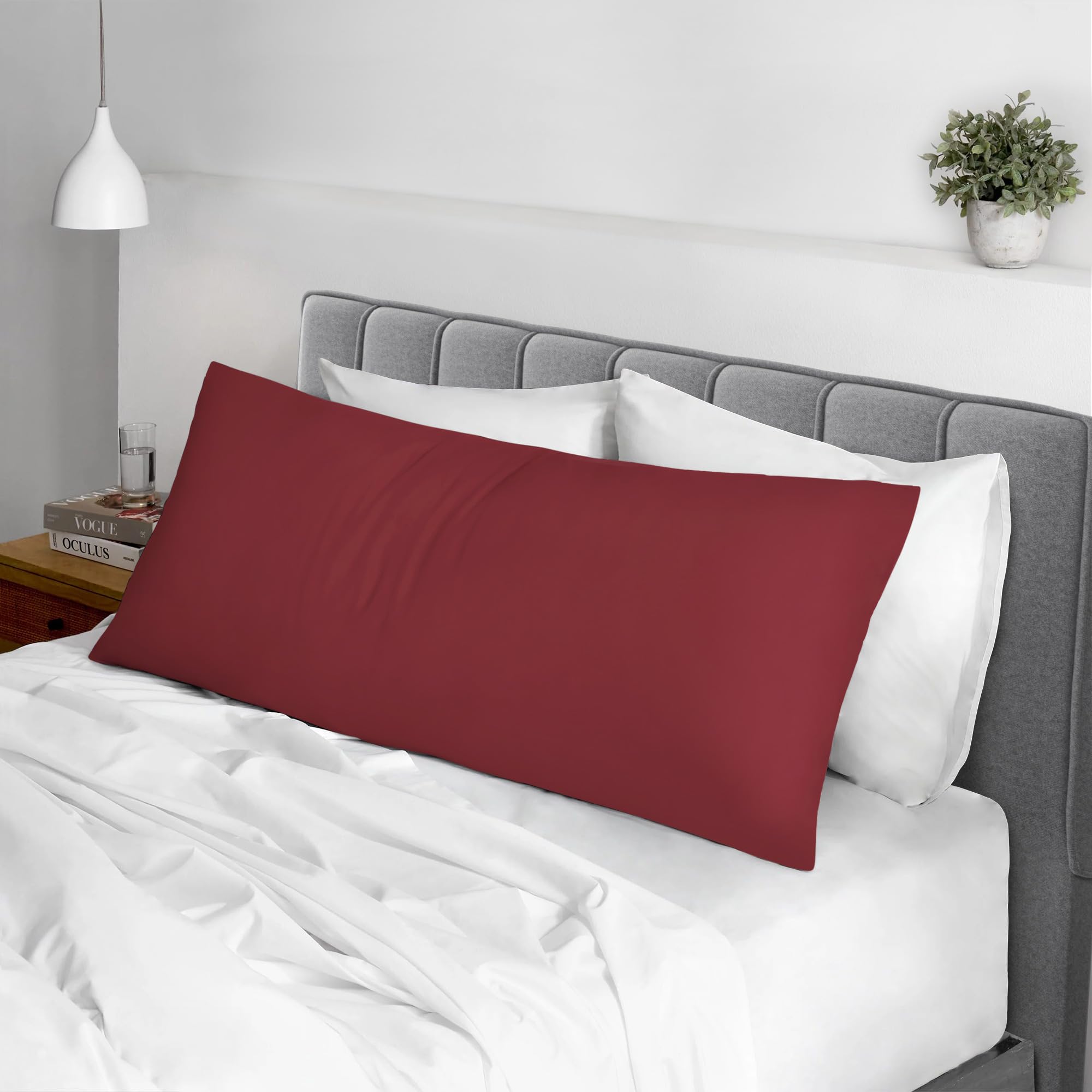 Pizuna 100% Cotton Standard Pillowcases 2 Pack White 50x75cm, 400 Thread Count Long Staple Combed Cotton Soft Pillow Cover, Sateen Weave Oxford Pillow Cases (Cooling Pillowcase 2PC) — view 108