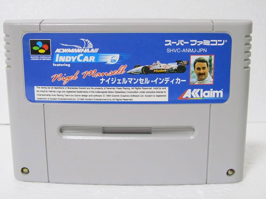 スーパーファミコン ソフト ナイジェルマンセル・インディカー(Nigel Mansell Indy Car) アクレイムジャパン Amazon | ナイジェルマンセル インディカー | ゲームソフト