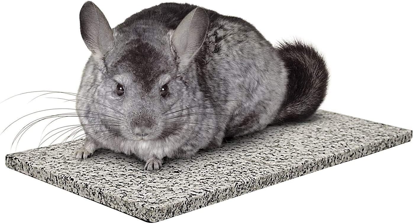 Ranimar Hamster Chinchilla Chiller Cool Granite Stone Small Animal 25x18x2cm