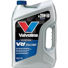 Valvoline VR1 Racing SAE 20W-50 Motor Oil 5 QT