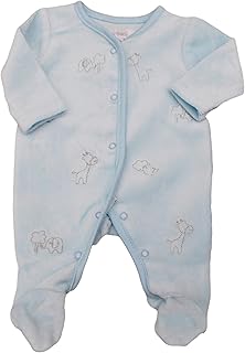 Tiny Chick Baby,Clothing,Baby Boys 0-24m,Sleepwear & Robes,Sleepsuits Tiny Baby Premature Jungle Animal Velour Sleepsuit
