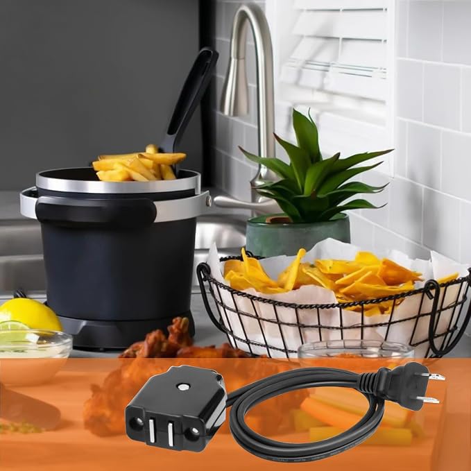 Cable magnético de reemplazo para freidora eléctrica Pokin miniatura 7