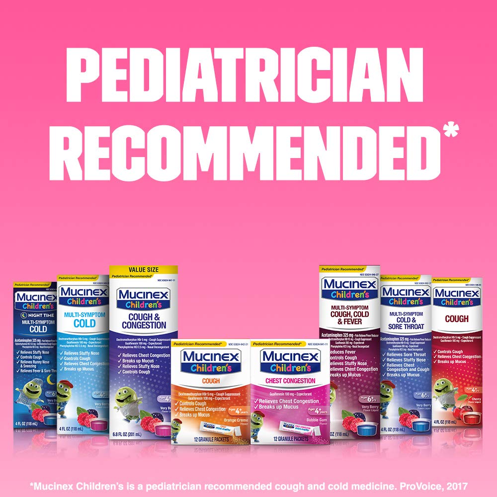 Mucinex Children s Chest Congestion Symptom Relief Expectorant