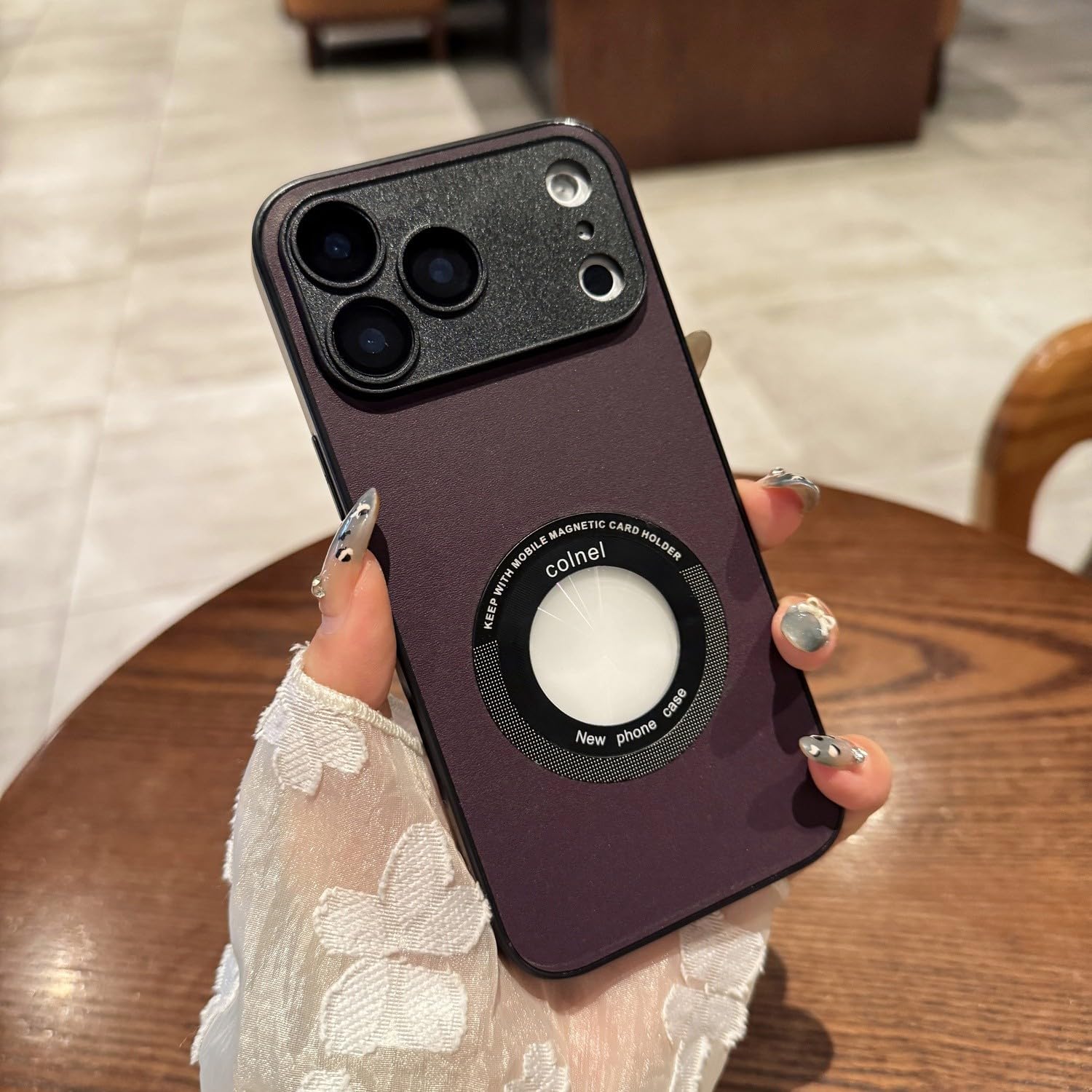 Coque iPhone 17 Pro violette mince pour vos déplacements urbains