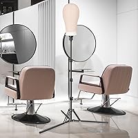 Vista 6 de Soporte de cabeza de maniquí Pet Baby, soporte de peluca ajustable, soporte de cabeza de maniquí de metal reforzado para formación de cosmetología