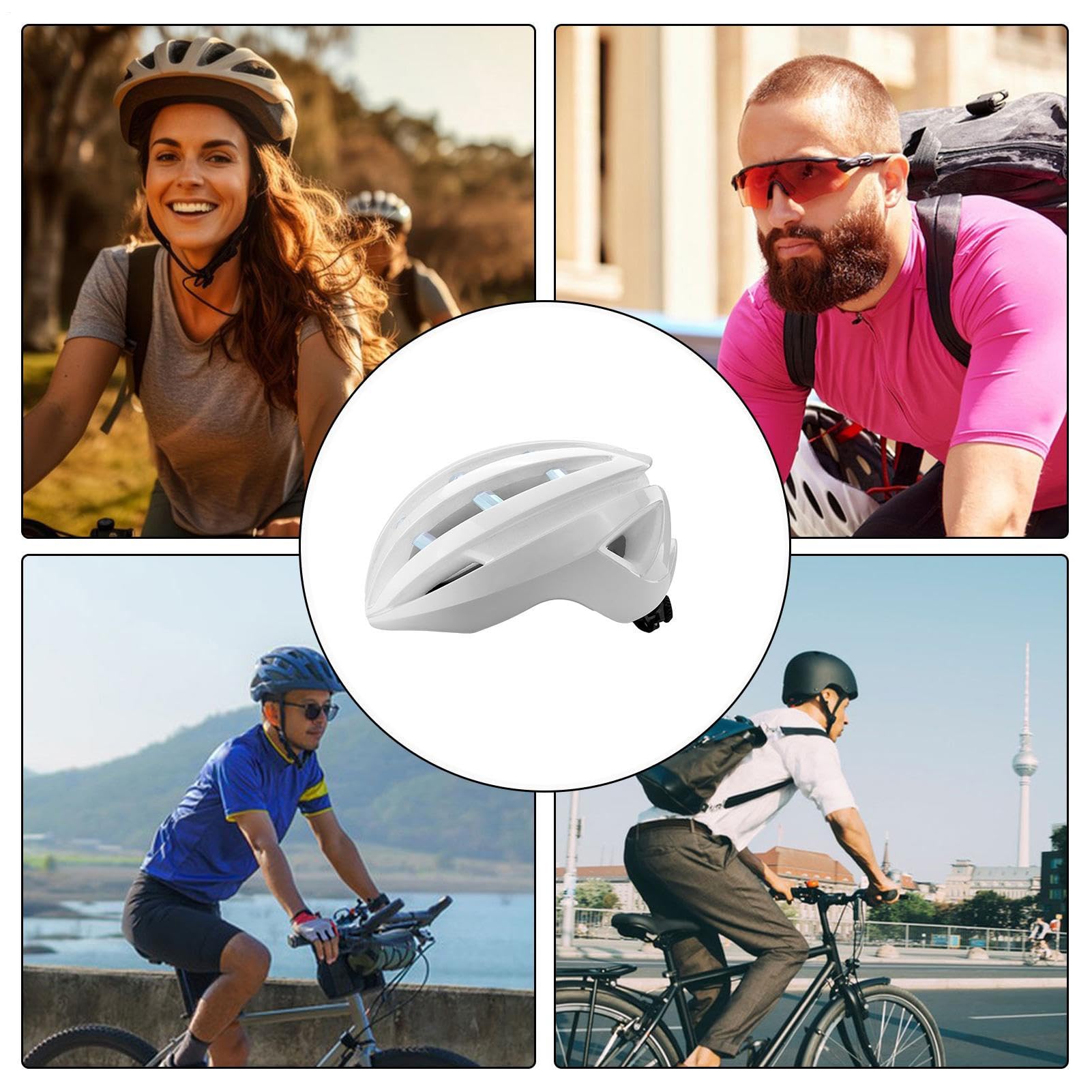 Caschi da Ciclismo Cappello Protettivo Sport Sicurezza Donna E Bici | Casco Da Mountain Bike Regolabile Ciclismo Su Strada Mountain Bike Skateboard Monopattino Outdoor