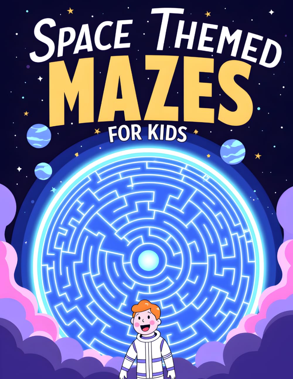 Space Themed Mazes For Kids