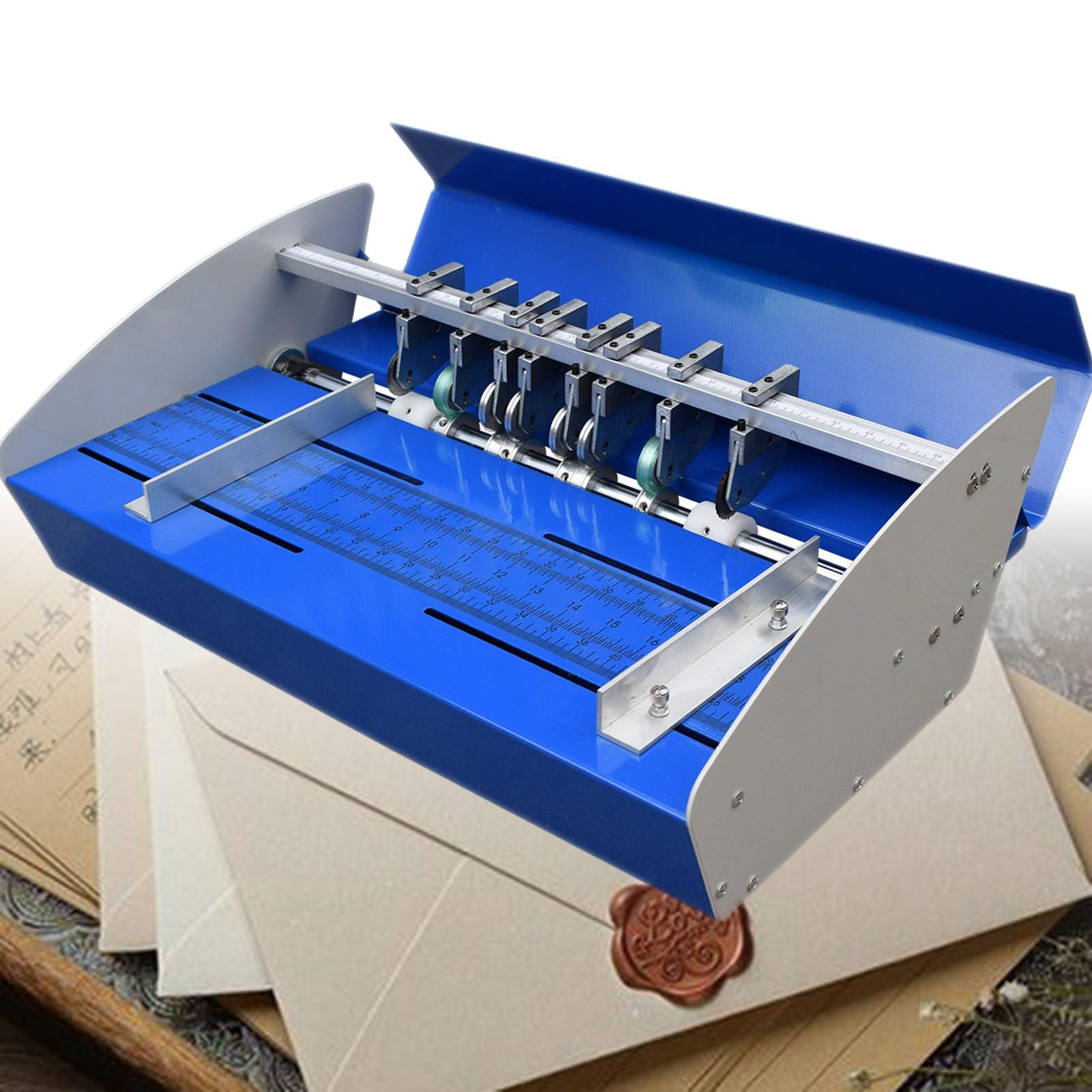 Elektryczna maszyna do punktacji zagnieceń 3 w 1, wytrzymały metal do zdjęć, menu i okładek książek, 460 mm