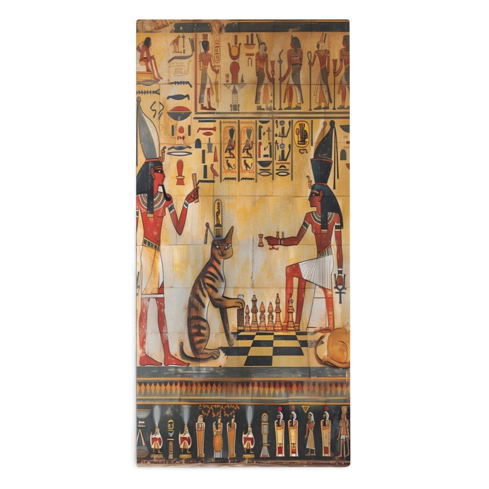 TXFBTRFSA Ancient Egypt Egyptian Pattern Hand Towels for Adult Face Towel Bath Beach Swim Accessories