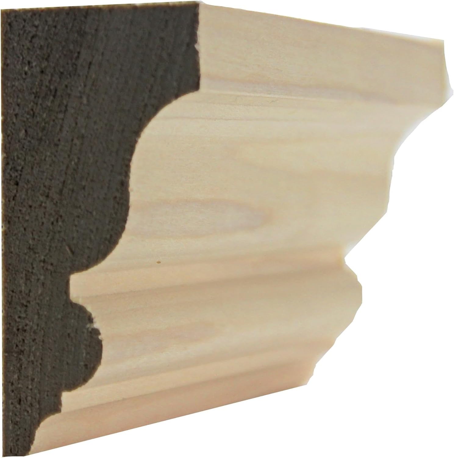 EWSC13 Solid Crown Moulding, 1-3/8 x 2-3/4, Red Oak, 94