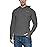 baleaf Men\'s Sun Protection Hoodie Shirt UPF 50+ Long Sleeve UV SPF T-Shirts Rash Guard Fishing Swimming Lightweight Deep Gray XXXL