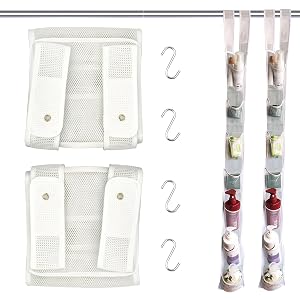 TSBSHum Mesh Shower Caddy Hanging Hanging Organizer with 7 Pockets Made of Premium Polyester as a Hanging Mesh