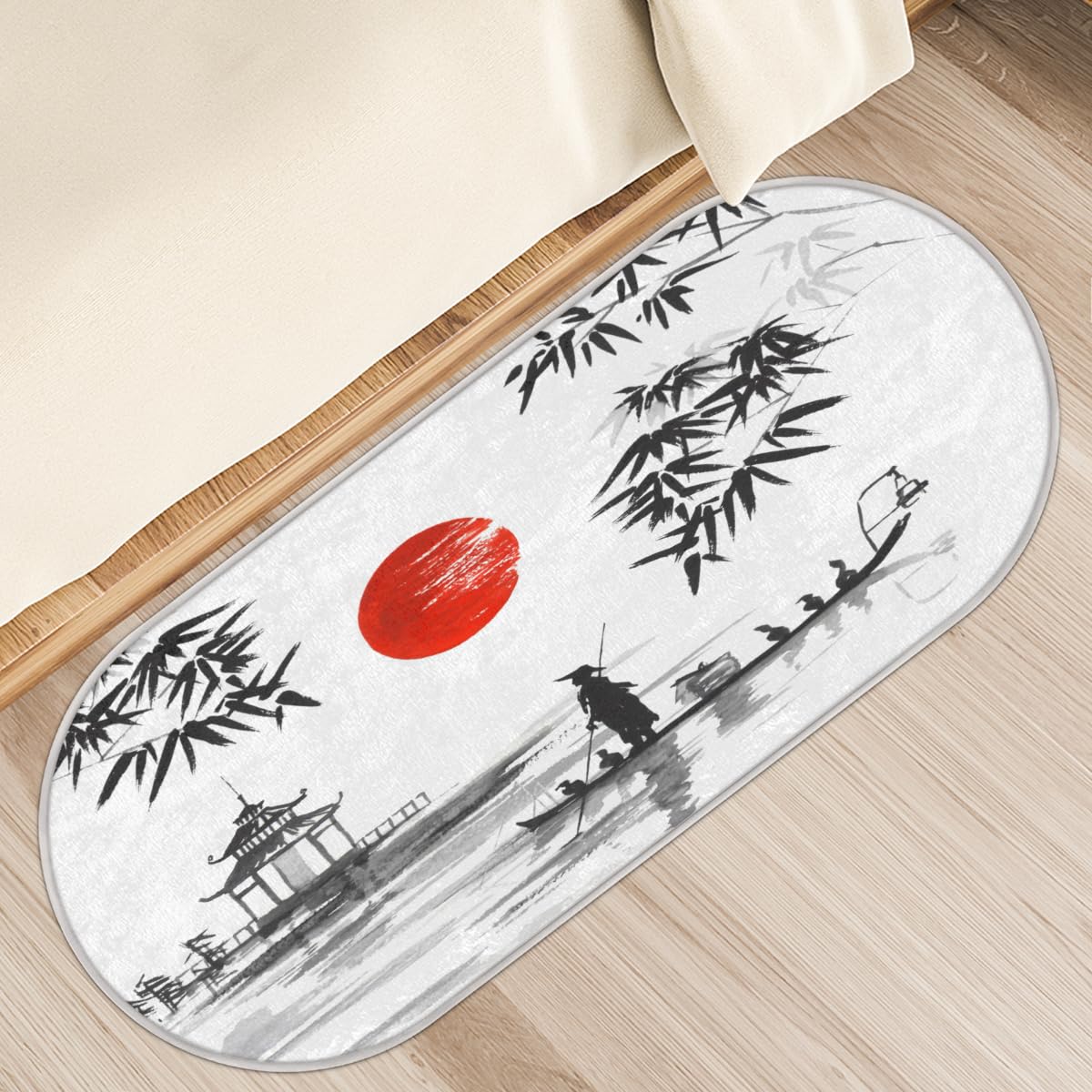 Tapis de sol antidérapant japonais 50x120 cm pour cuisine et chambre