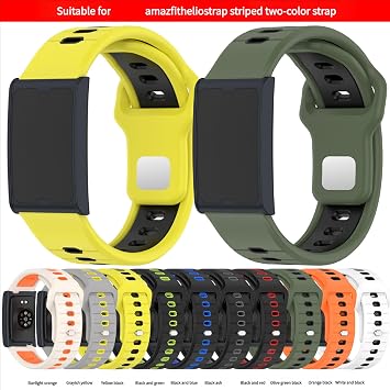 Replacement Strap Silicone Wrist Wrap Breathable Bracelet Flexible Belt for Quick Release Helio Strap
