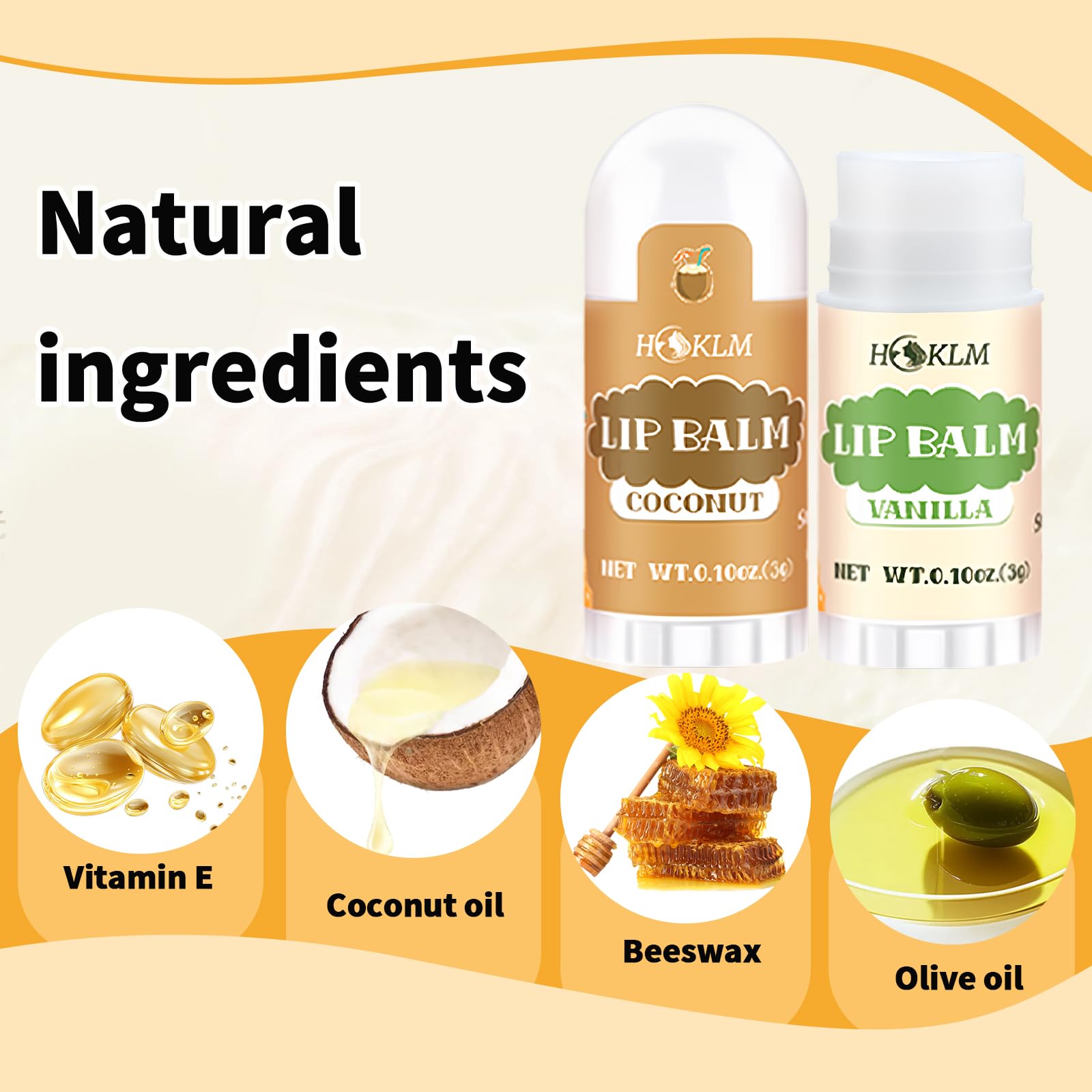 Mini Lip Balm 25 Pack, Natural Lip Balms with Vitamin E and Coconut Oil. Moisturizes for Dry Lips, Perfect for Christmas Gifts, Party Favors, Gift Bags and Small Gifts-13 Flavors