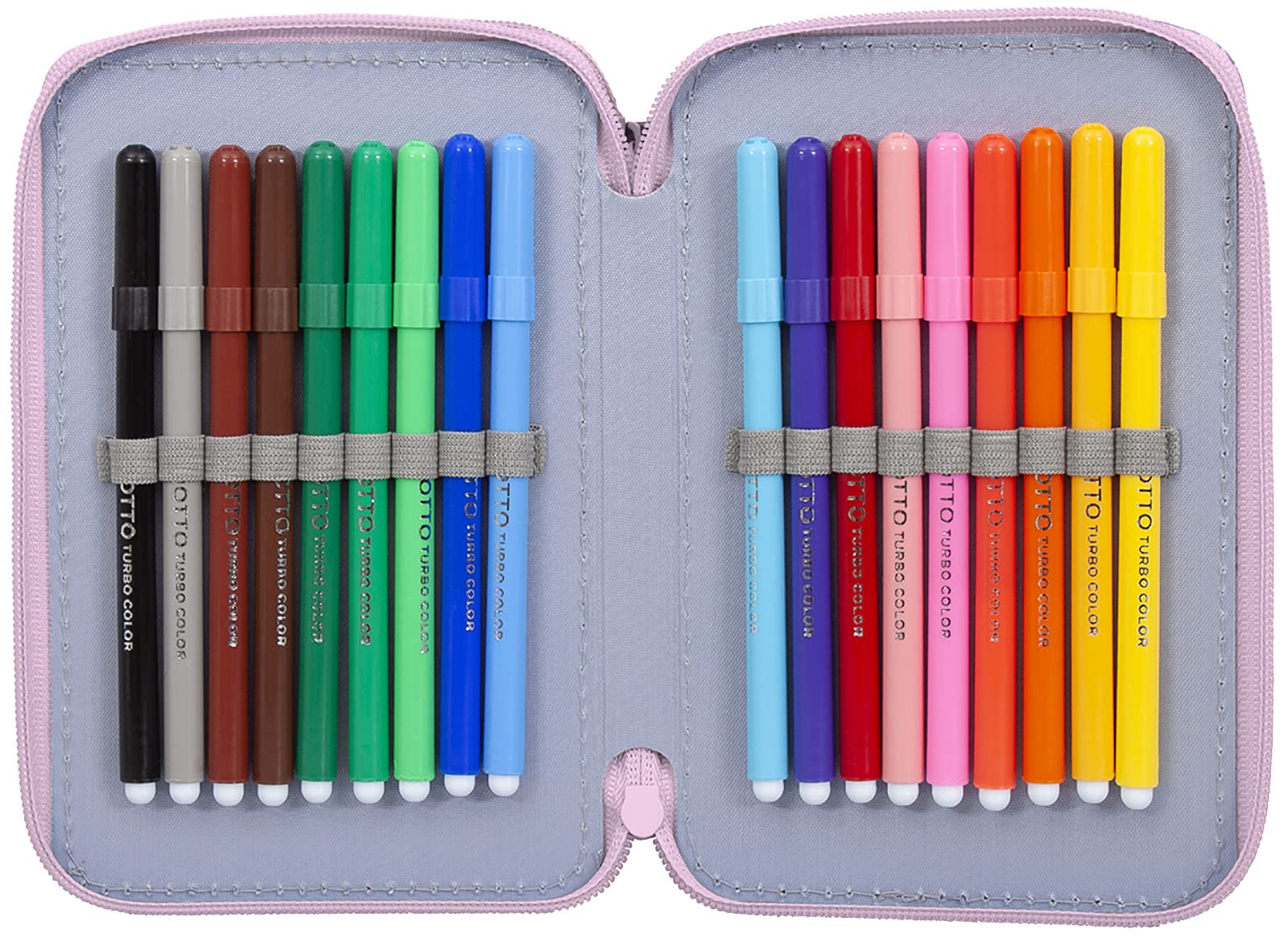 Clondo Trousse Scolaire Complète 44 Pièces pour Fan de Disney Princesses – Kit Créatif Triple Compartiment avec Ciseaux, Crayons, Feutres – Idée Cadeau Fille Rose avec Ariel, Raiponce, Cendrillon