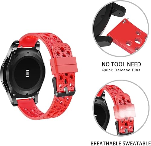 Miniatura 3 de Compatible con correas de reloj inteligente EIGIIS K55, correas de repuesto de silicona con hebilla de metal compatibles con KOSPET TANK T1