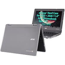 mCover Hard Case Only Compatible for 20252026 11.6" Acer Chromebook Spin 511 R757 Series 2-in-1 Laptop Computers NOT Compatible with Any Other Acer Models - Clear