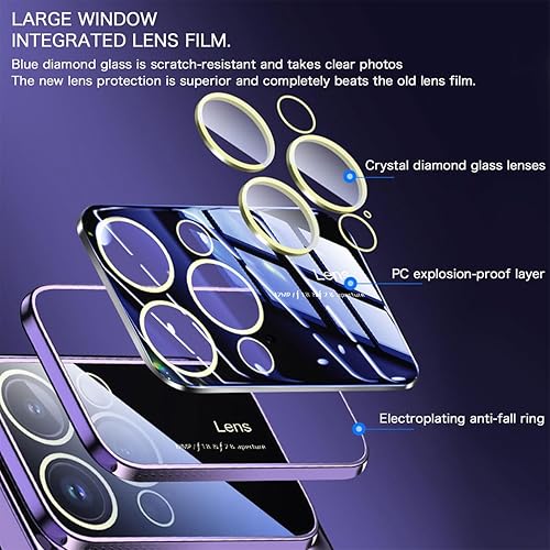 Miniatura 6 de Funda magnética de disipación de calor galvanizada para iPhone 13 14 Plus Pro Max, funda de refrigeración magnética sin marco para ventana grande,