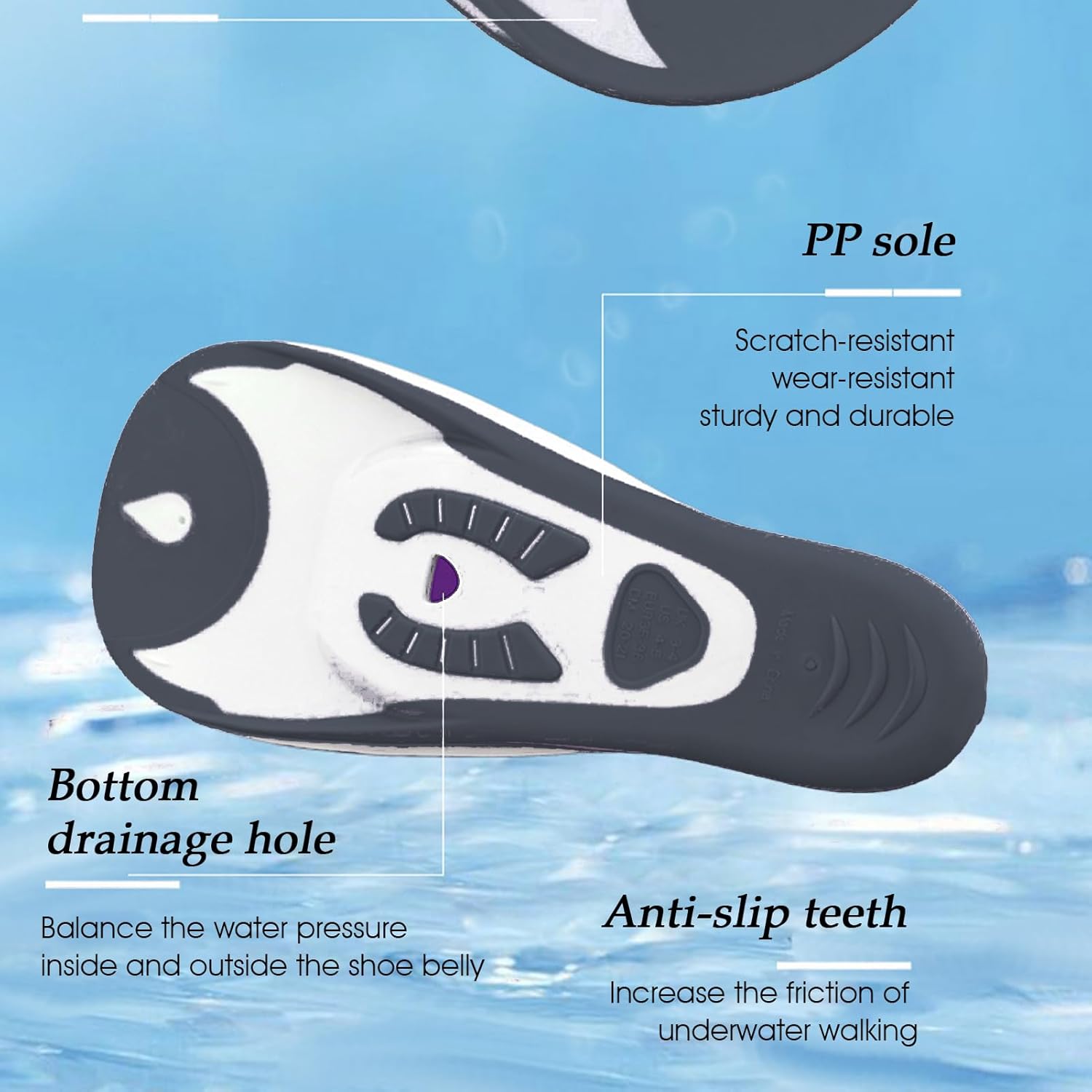 Genérico Swimming Fins, Travel Size, Unisex Adult Snorkel Game, Apnea Equipment, Sports Accessories Beach Pool Swim for Men Women