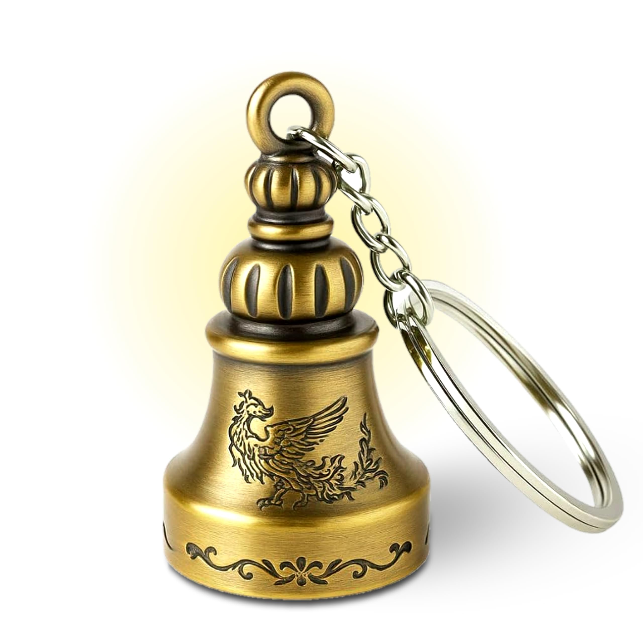 Guardian Bell KeyChain for Bike and Car | Tibetan Key Chain Good Luck Key Chain (1 Pc)-image-28