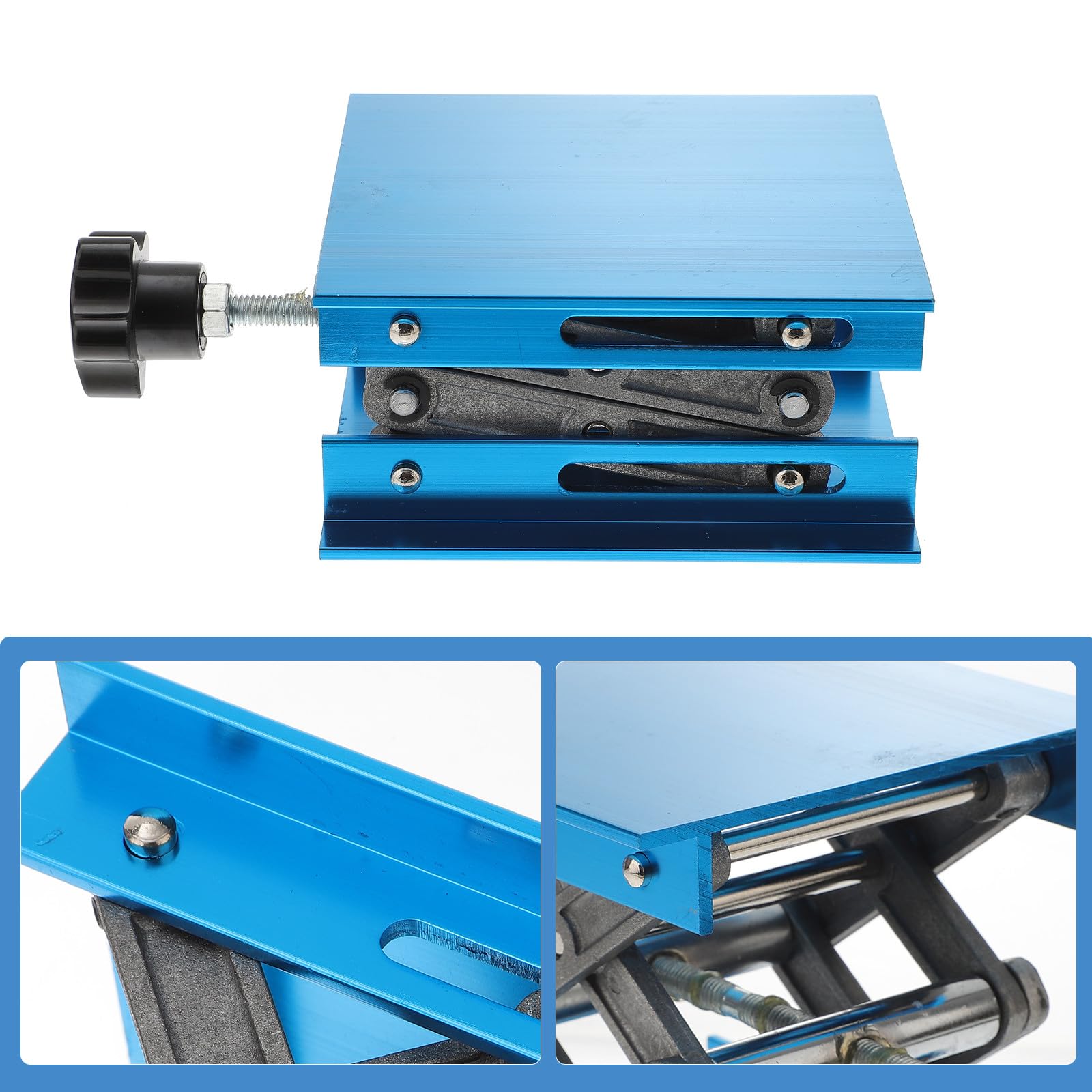 Cabilock Soporte Simple Plataforma Ligero Elevadora de Aluminio de Fácil de Transportar Estructura para Uso Industrial y Científico