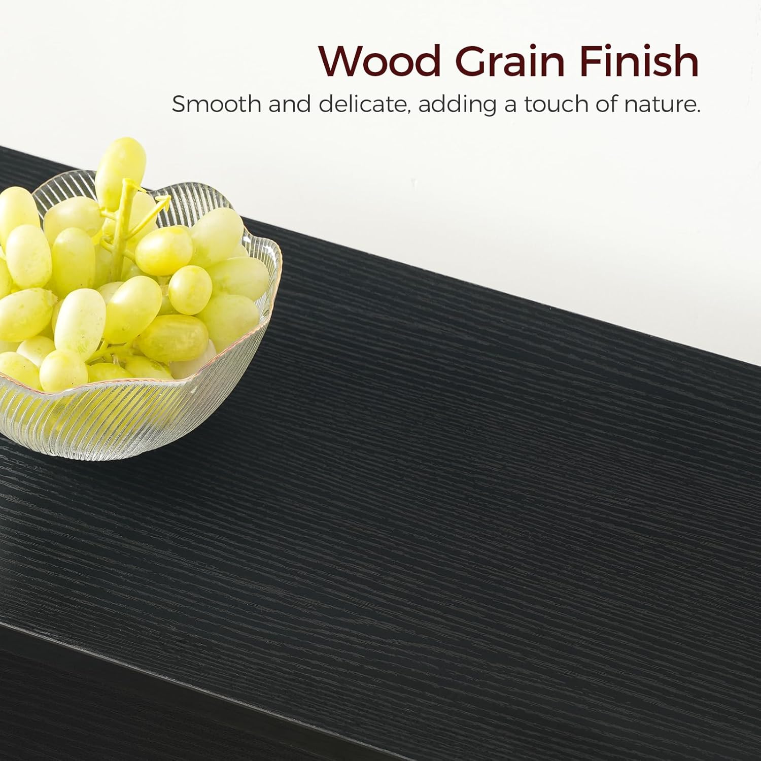 Console Table, 39.4'' Black Entryway Table for Hallway, Narrow Sofa Table Behind The Couch, Modern Foyer Tables for Entrance, Living Room, Corridor, Easy Assembly, Black CTHB16801